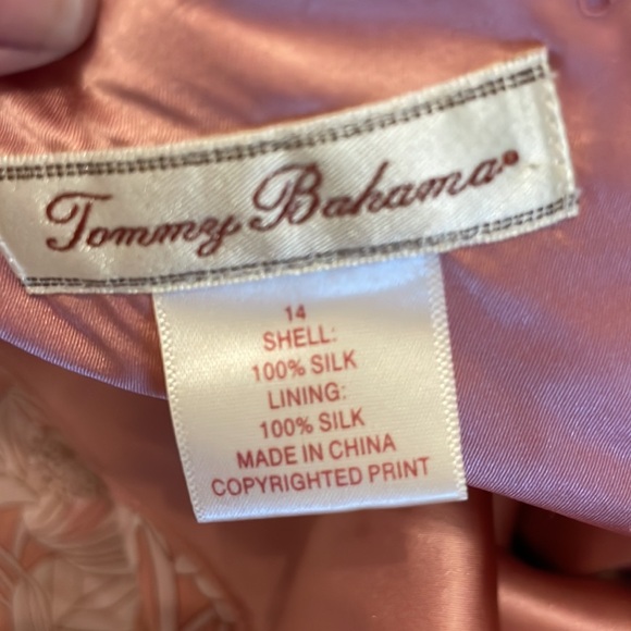 100% Silk Tommy Bahama dress - Picture 8 of 12
